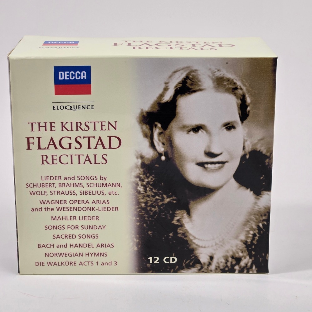 Kirsten Flagstad - The Flagstad Recitals 12 CD Decca Eloquence NM